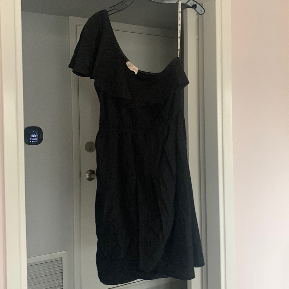 Frock! By Tracy Reese for Anthropologie One Shoulder Silk Dress Ruffle Size 4